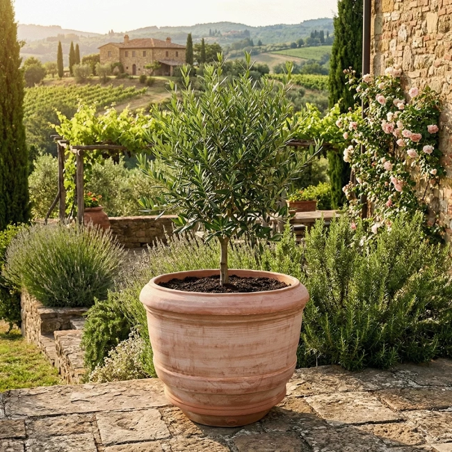 Donica ogrodowa toskańska ceramiczna CTL40